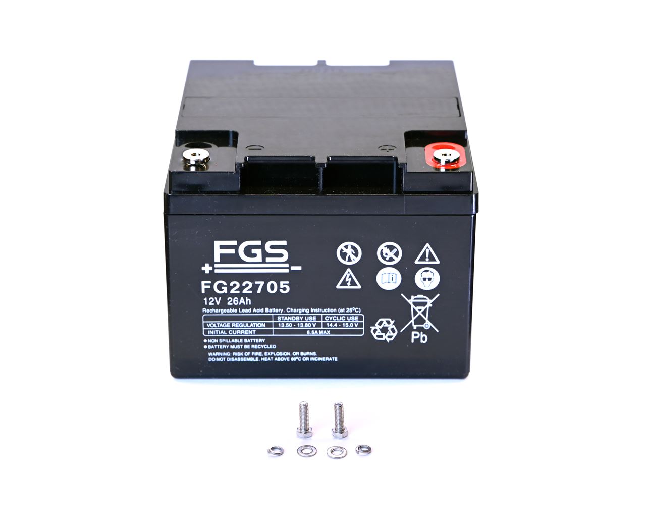 Lift table spare part - Battery (Lead) 12V/26Ah