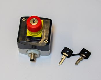 Lift table spare part - Emergency stop UC60, lockable